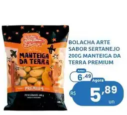 Rede Compras Bolacha arte sabor sertanejo manteiga da terra premium oferta