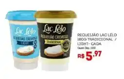 Bistek Supermercados Requeijão lac lélo oferta