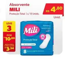 Big Bom Supermercados Absorvente mili oferta