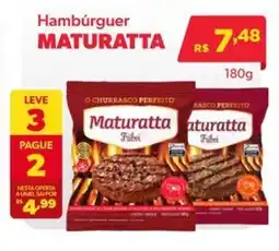 Big Bom Supermercados Hambúrguer maturatta oferta