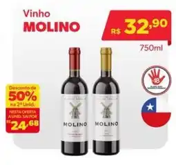 Big Bom Supermercados Vinho molino oferta