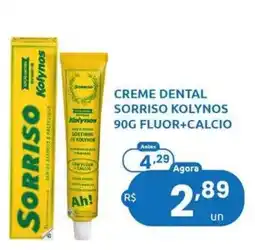 Rede Compras Creme dental sorriso kolynos oferta