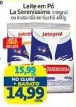Rede Bom Lugar Leite em Pó La Serenissima Integral oferta
