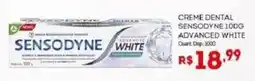 Bistek Supermercados Creme dental sensodyne advanced white oferta