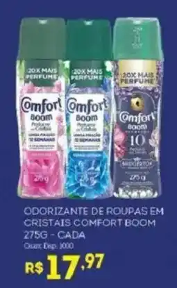 Bistek Supermercados Odorizante de roupas em cristais comfort boom oferta