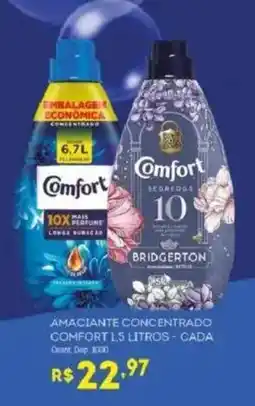 Bistek Supermercados Amaciante concentrado comfort 1.5 litros - cada oferta