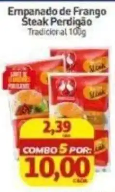 Rede Bom Lugar Empanado de Frango Steak Perdigão Tradicional oferta