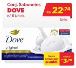 Big Bom Supermercados Conj. Sabonetes dove original oferta