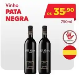 Big Bom Supermercados Vinho pata negra oferta