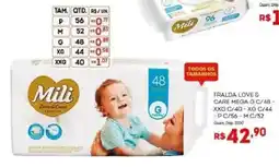 Bistek Supermercados Fralda love & care mega oferta
