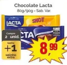Supermercados Rena Chocolate Lacta oferta