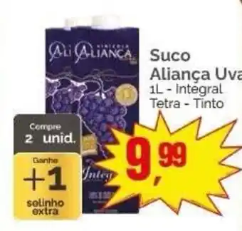 Supermercados Rena Suco Aliança Uva oferta