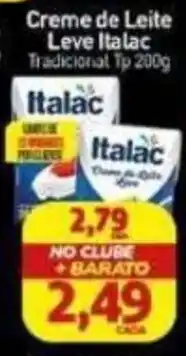Rede Bom Lugar Creme de Leite Leve Italac Tradicional oferta
