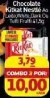 Rede Bom Lugar Chocolate Kitkat Nestlé Ao Leite, White, Dark Ou Tutti Frutti oferta