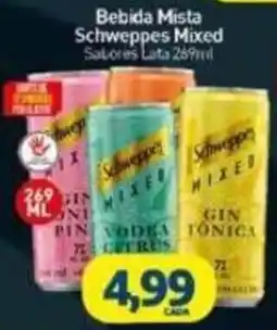 Rede Bom Lugar Bebida Mista Schweppes Mixed oferta