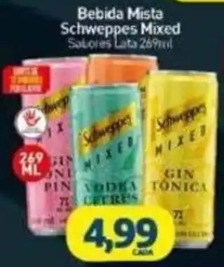 Rede Bom Lugar Bebida Mista Schweppes Mixed oferta
