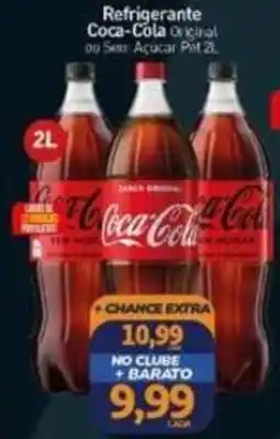 Rede Bom Lugar Refrigerante Coca-Cola Original ou Sem Açúcar Pot 2L oferta