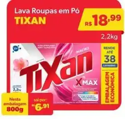 Big Bom Supermercados Lava Roupas em Pó Tixan oferta
