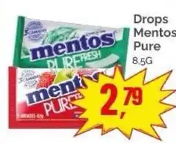 Supermercados Rena Drops Mentos Pure oferta