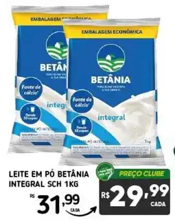 Rede Parceria Leite em pó betânia integral sch oferta