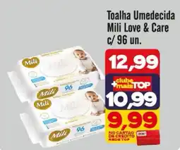 Rede Top Toalha Umedecida Mili Love & Care oferta