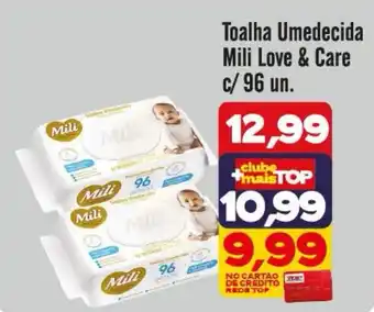 Toalha Umedecida Mili Love & Care