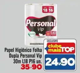 Rede Top Papel Higiênico Folha Dupla Personal Vip oferta