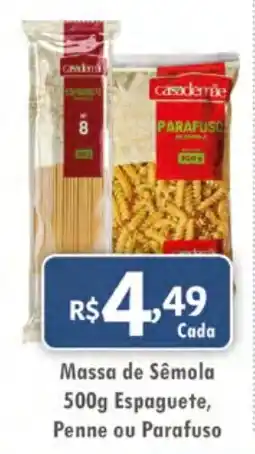 Royal Supermercados Massa de Sêmola oferta
