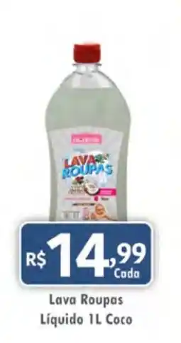 Royal Supermercados Lava Roupas Líquido 1L Coco oferta