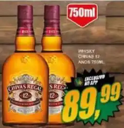 Vianense Supermercados Whisky chivas 12 anos oferta
