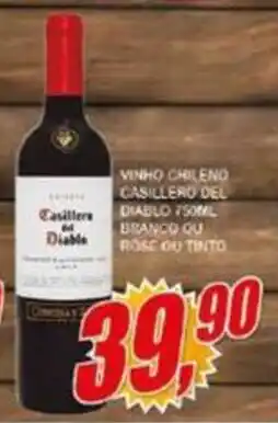 Vianense Supermercados Vinho chileno casillero del diablo oferta