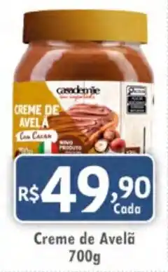 Royal Supermercados Creme de Avelã oferta