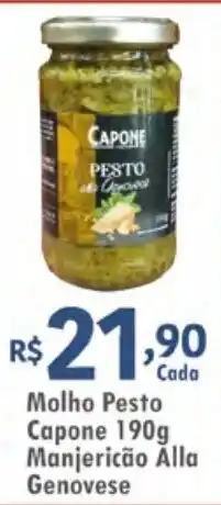 Royal Supermercados Molho Pesto Capone Manjericao Alla Genovese oferta