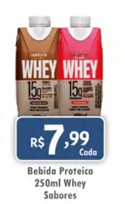 Royal Supermercados Bebida Proteica 250ml Whey Sabores oferta