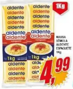 Vianense Supermercados Massa sêmola aldente espaguete oferta