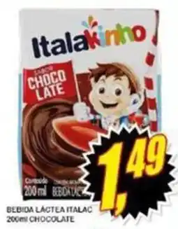 Vianense Supermercados Bebida lactea italac 200ml chocolate oferta