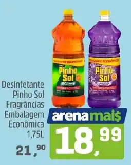 Arena Atacado Desinfetante Pinho Sol Fragrâncias Embalagem Econômica oferta