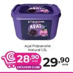 Comercial Esperança Acai Polpanorte Natural oferta