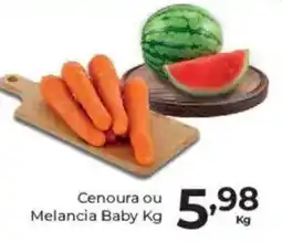 Comercial Esperança Cenoura ou Melancia Baby oferta