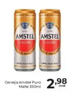 Comercial Esperança Cerveja Amstel Puro Malte oferta