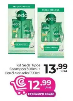 Comercial Esperança Kit Seda Tipos oferta