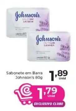 Comercial Esperança Sabonete em barra johnson's oferta
