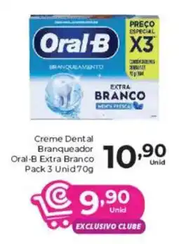 Comercial Esperança Creme Dental Brancheador Oral-B Extra Branco oferta
