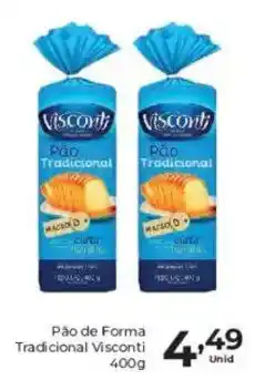 Comercial Esperança Pão de Forma Tradicional Visconti oferta
