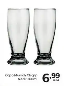 Comercial Esperança Copo munich chopp nadir 200ml oferta