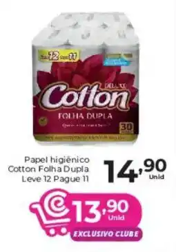 Comercial Esperança Papel higienico cotton folha dupla oferta