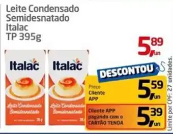 Leite Condensado Semidesnatado Italac