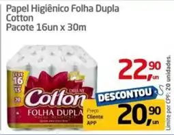 Tenda Atacado Papel Higiênico Folha Dupla Cotton oferta