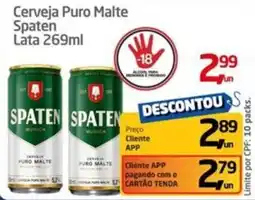 Tenda Atacado Cerveja Puro Malte Spaten oferta