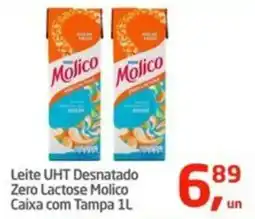 Tenda Atacado Leite uht desnatado zero lactose molico oferta